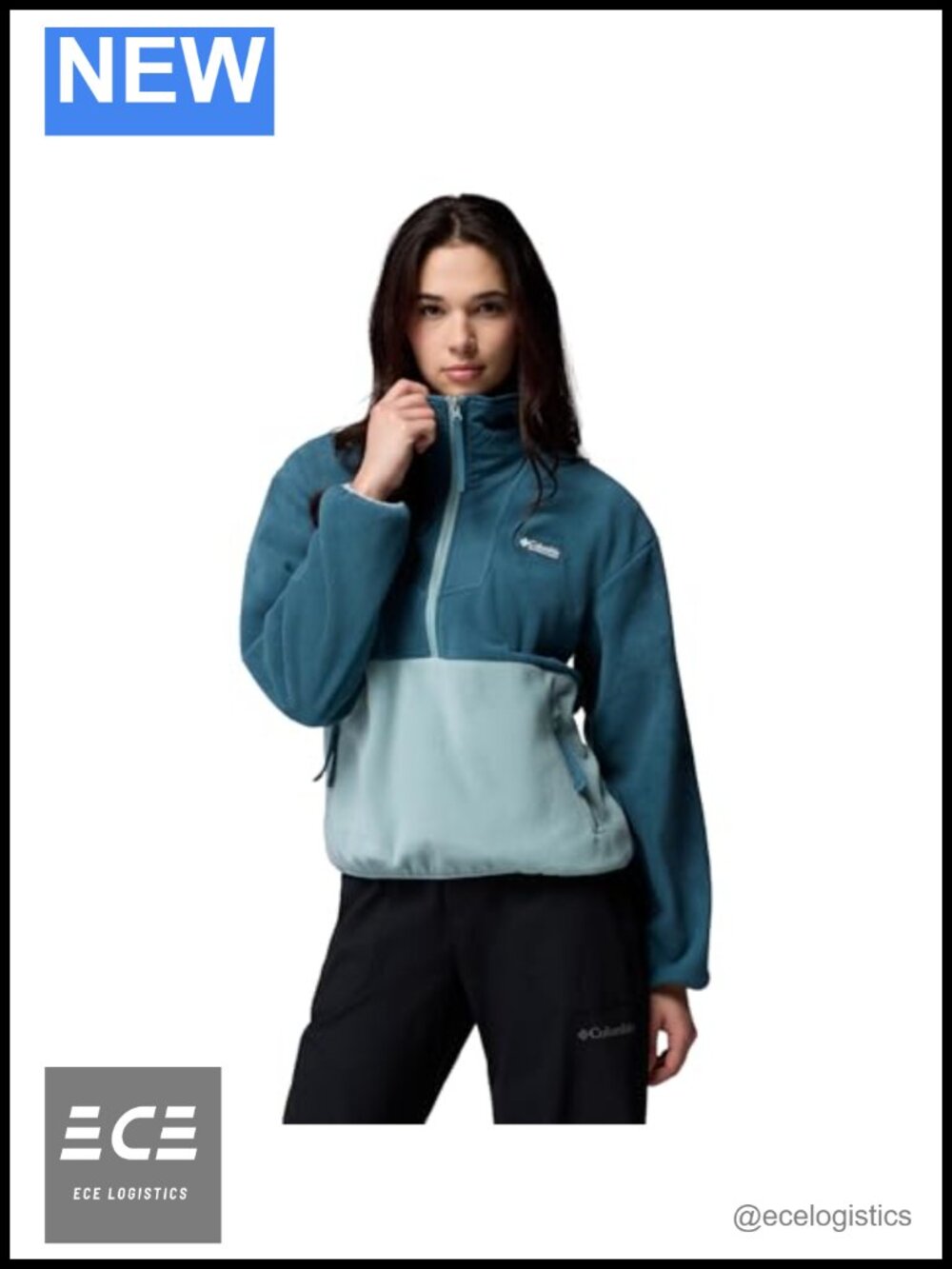 Sequoia Grove 1/2 Zip Fleece Pullover Recycled Polyester Long Sleeve